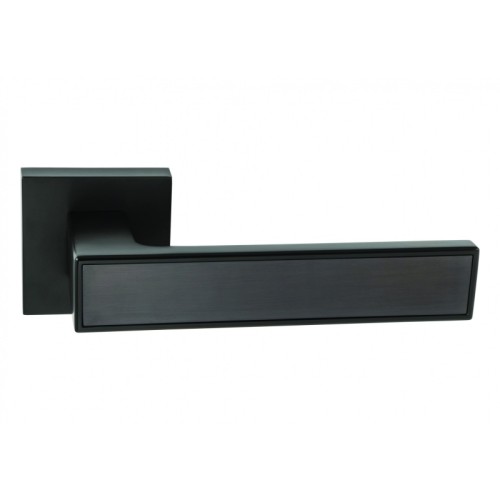 Ручка Abriss R21.120 MBP/BL ( Матовый черный/ Черная вставка)