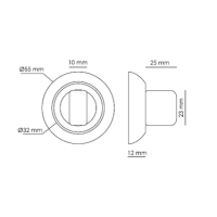 Фиксатор Vettore BK 0705 CF (Кофе Глянцевый)