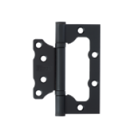 Петля накладная VETTORE FLUSH 125×75×2.5mm MBP (Чёрный матовый)