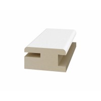 Адаптер добора телескоп. 38*20*2400мм. Белый снежный