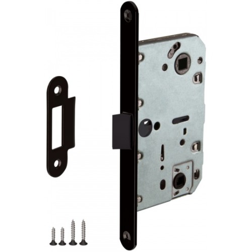 Защелка врезная LM/PL96WC-50/BL BL (черный)