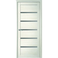 Вена Эко-шпон, цвет белый кипарис, стекло графитовое, размер 80*200 см.