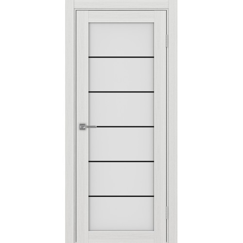 Турин 501.2 АСС молдинг SB, цвет ясень серебристый, заполнение Мателюкс, размер 200*80 см.