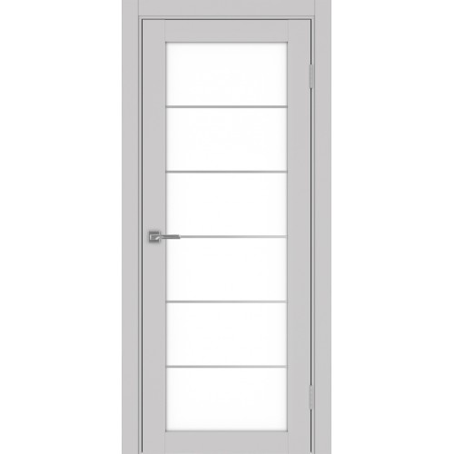 Турин 501.2 АСС молдинг SC, цвет пепельный, заполнение LACбелый, размер 200*80 см.