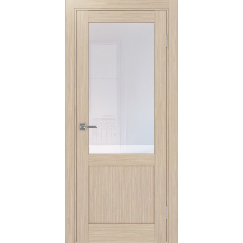 Межкомнатная дверь Турин 502.21, цвет дуб беленый FL, заполнение Прозрачное, размер 200*80 см.