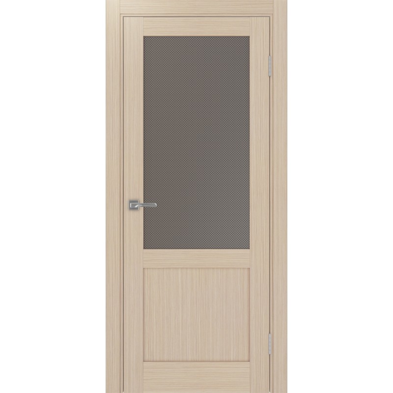 Межкомнатная дверь Турин 502.21, цвет дуб беленый FL, заполнение Пунта бронзовое, размер 200*80 см.