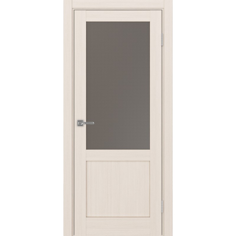 Межкомнатная дверь Турин 502.21, цвет ясень перламутровый, заполнение Пунта бронзовое, размер 200*80 см.