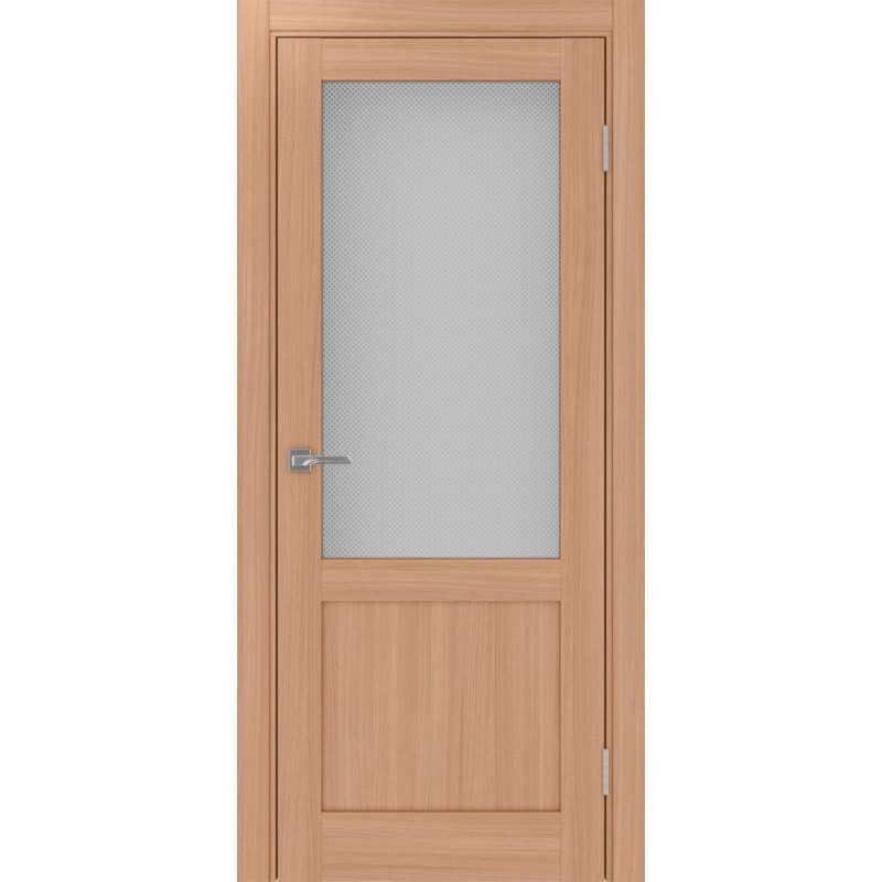 Межкомнатная дверь Турин 502.21, цвет ясень тёмный, заполнение Пунта бесцветное, размер 200*80 см.