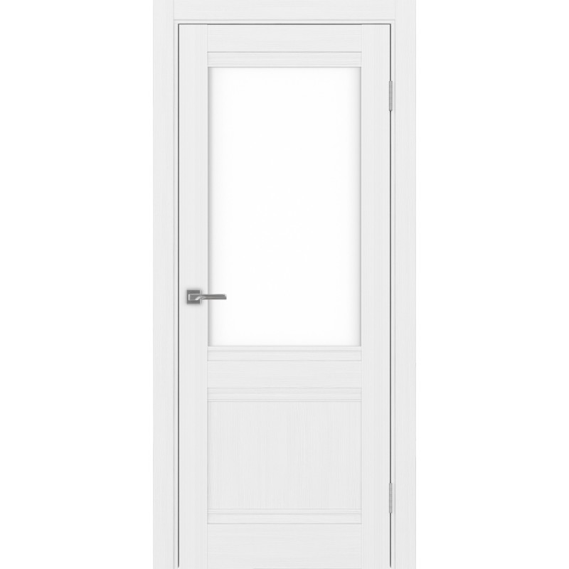 Межкомнатная дверь Турин 502U.21, цвет белый лёд, заполнение LACбелый, размер 200*80 см.