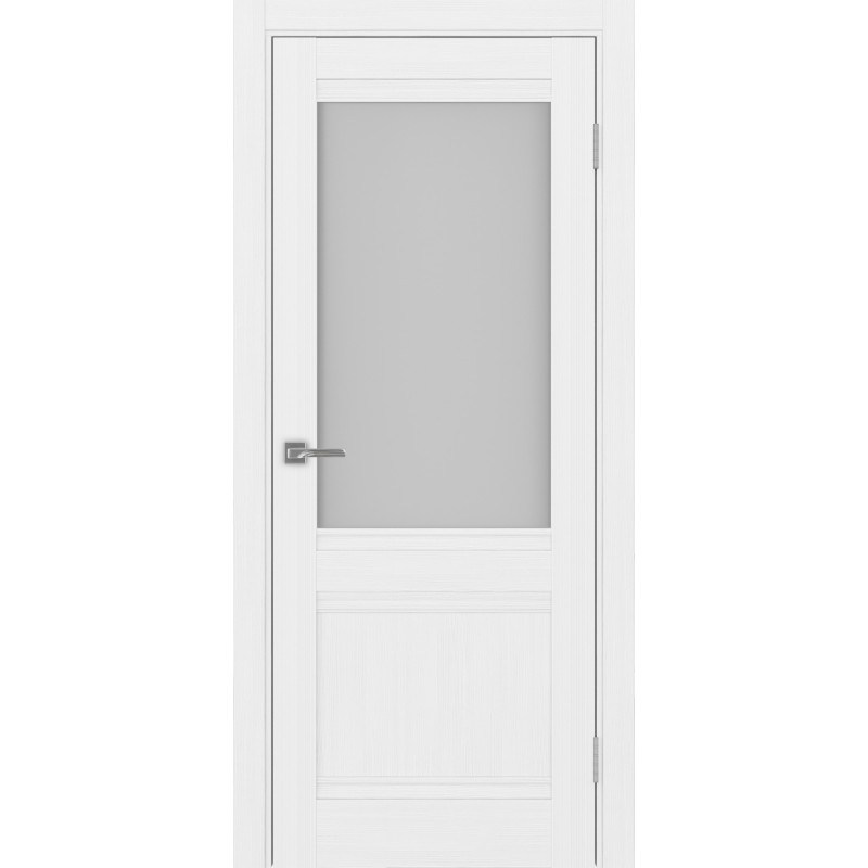 Межкомнатная дверь Турин 502U.21, цвет белый лёд, заполнение Мателюкс, размер 200*80 см.