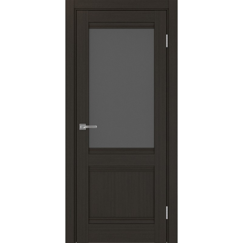Межкомнатная дверь Турин 502U.21, цвет венге FL, заполнение Графит матовое, размер 200*80 см.