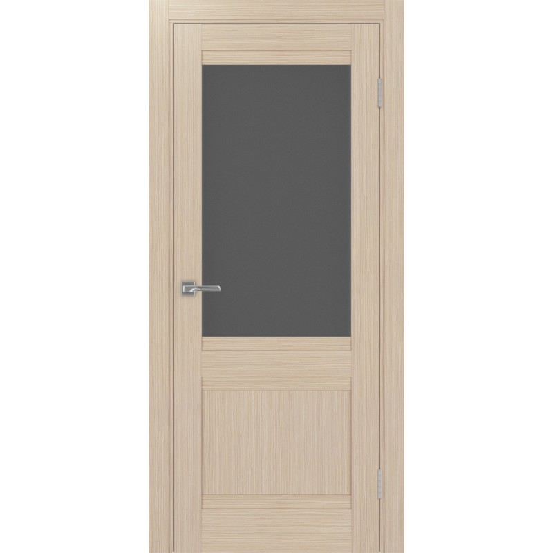 Межкомнатная дверь Турин 502U.21, цвет дуб беленый FL, заполнение Графит матовое, размер 200*80 см.