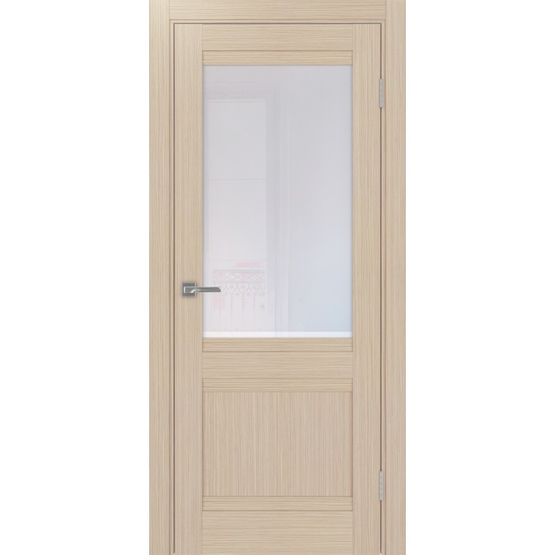 Межкомнатная дверь Турин 502U.21, цвет дуб беленый FL, заполнение Прозрачное, размер 200*80 см.