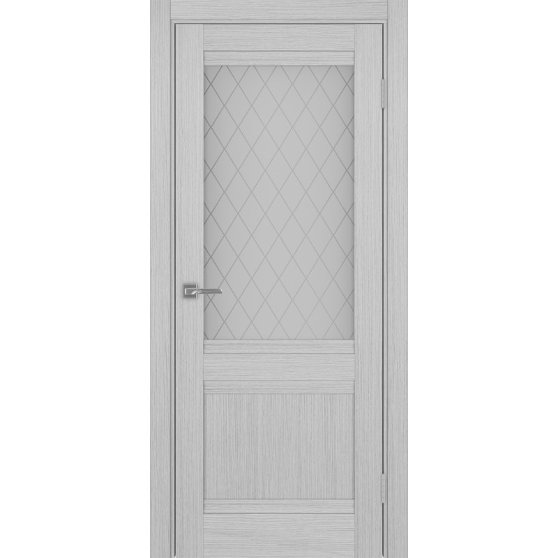 Межкомнатная дверь Турин 502U.21, цвет Дуб Серый FL Кристалл б.цвразмер 80*200 см.