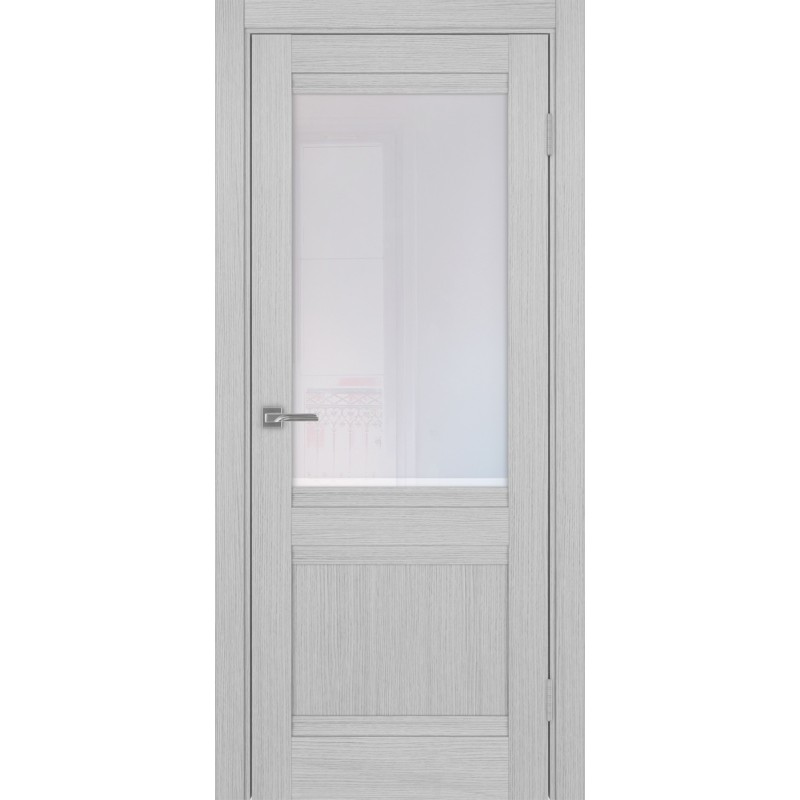 Межкомнатная дверь Турин 502U.21, цвет дуб серый FL, заполнение Прозрачное, размер 200*80 см.