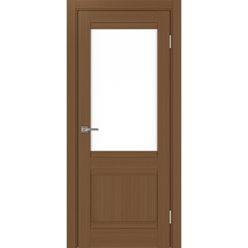 Межкомнатная дверь Турин 502U.21, цвет орех NL, заполнение LACбелый, размер 200*80 см.