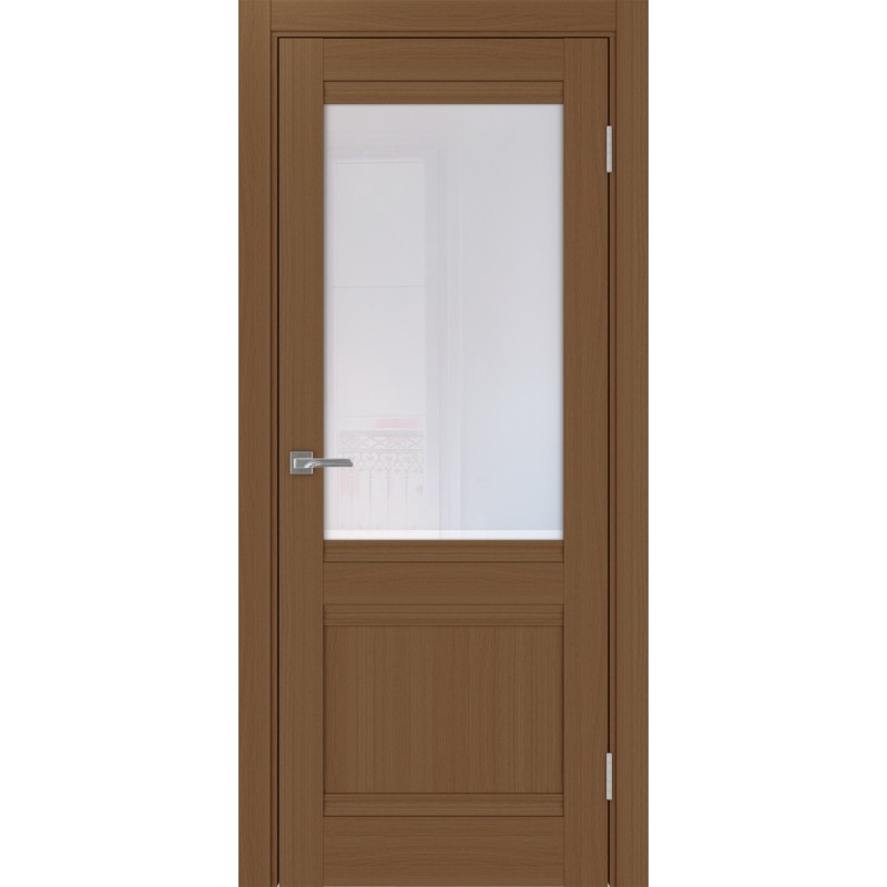 Межкомнатная дверь Турин 502U.21, цвет орех NL, заполнение Прозрачное, размер 200*80 см.