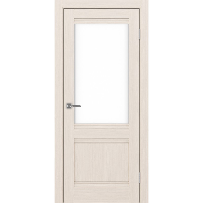 Межкомнатная дверь Турин 502U.21, цвет ясень перламутровый, заполнение LACбелый, размер 200*80 см.