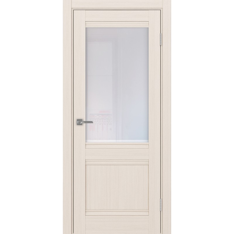 Межкомнатная дверь Турин 502U.21, цвет ясень перламутровый, заполнение Прозрачное, размер 200*80 см.