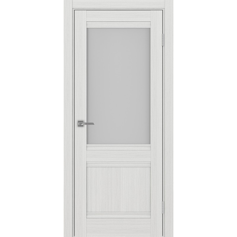 Межкомнатная дверь Турин 502U.21, цвет ясень серебристый, заполнение Мателюкс, размер 200*80 см.