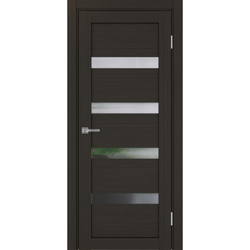 Межкомнатная дверь Турин 505.12, цвет венге FL, заполнение Мору, размер 200*80 см.