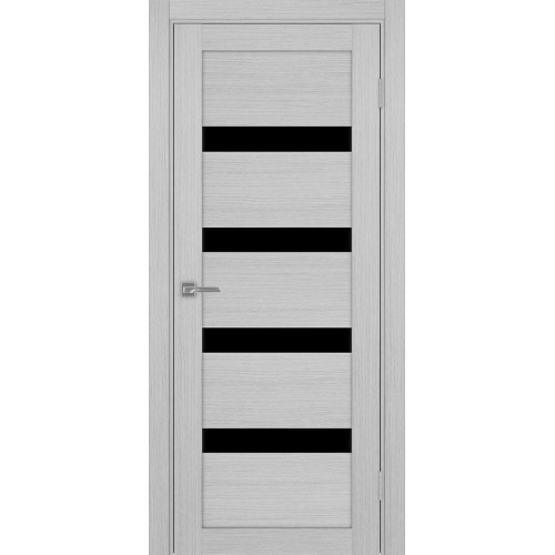 Турин 505.12, цвет дуб серый FL, заполнение LACчерный, размер 200*80 см.