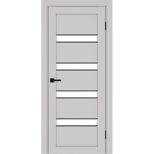 Турин 505.12 АПС молдинг SB, цвет пепельный, заполнение LACбелый, размер 200*80 см.