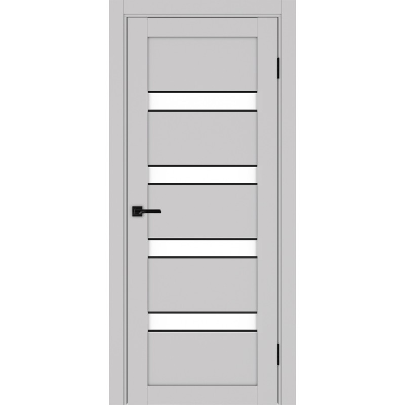 Межкомнатная дверь Турин 505.12 АПС молдинг SB, цвет пепельный, заполнение LACбелый, размер 200*80 см.