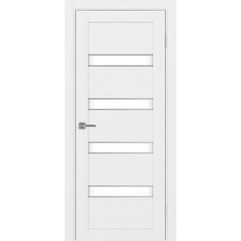 Межкомнатная дверь Турин 505.12 АПС молдинг SC, цвет белый лёд, заполнение LACбелый, размер 200*80 см.