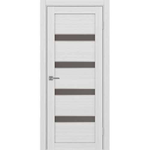 Турин 505AПC.12, цвет Ясень серебристый, молдинг алюм.хром стекло Бронза матовое, размер 80*200 см.