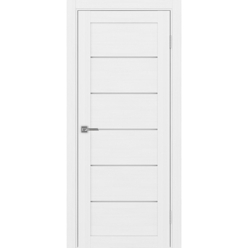 Межкомнатная дверь Турин 506.12, цвет белый лёд, заполнение Мателюкс, размер 200*80 см.