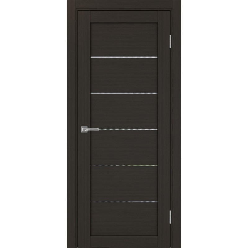 Межкомнатная дверь Турин 506.12, цвет венге FL, заполнение Мору, размер 200*80 см.