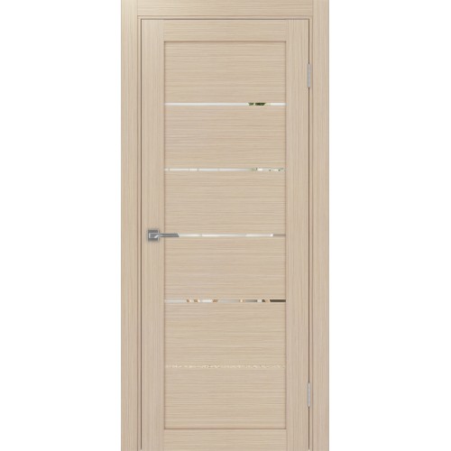 Турин 506.12, цвет дуб беленый FL, заполнение Зеркало, размер 200*80 см.