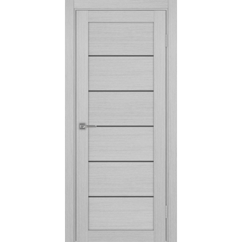 Межкомнатная дверь Турин 506.12, цвет дуб серый FL, заполнение Графит матовое, размер 200*80 см.