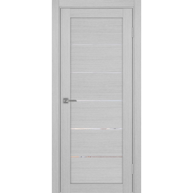 Межкомнатная дверь Турин 506.12, цвет дуб серый FL, заполнение Прозрачное, размер 200*80 см.