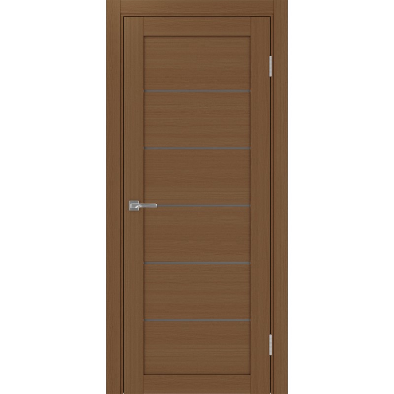 Межкомнатная дверь Турин 506.12, цвет орех NL, заполнение Бронза матовое, размер 200*80 см.