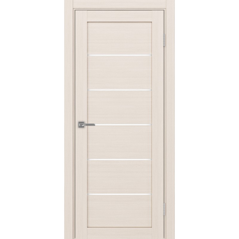 Межкомнатная дверь Турин 506.12, цвет ясень перламутровый, заполнение LACбелый, размер 200*80 см.