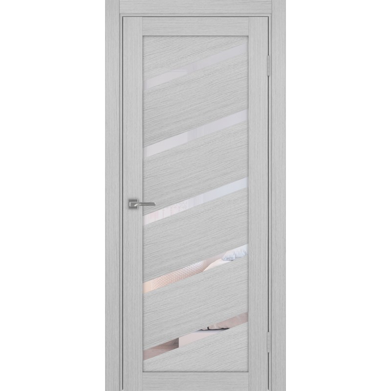 Межкомнатная дверь Турин 506У.112, цвет дуб серый FL, заполнение Прозрачное, размер 200*80 см.