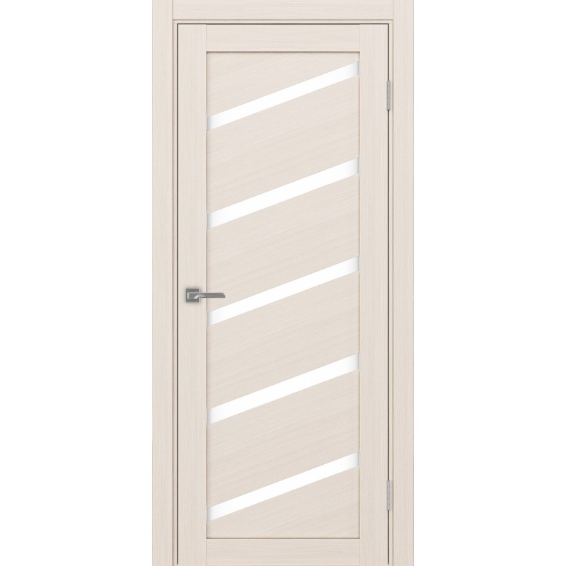 Межкомнатная дверь Турин 506У.112, цвет ясень перламутровый, заполнение LACбелый, размер 200*80 см.