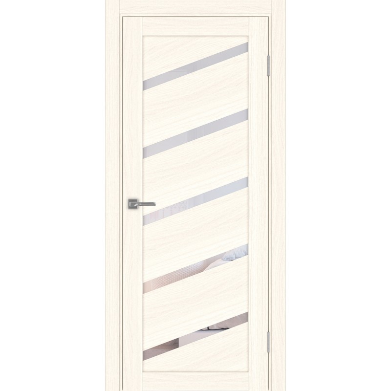 Межкомнатная дверь Турин 506У.112, цвет ясень светлый, заполнение Прозрачное, размер 200*80 см.