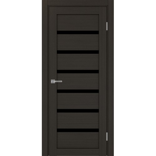 Турин 507.12, цвет венге FL, заполнение LACчерный, размер 200*80 см.