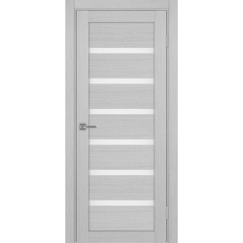 Межкомнатная дверь Турин 507.12, цвет Дуб Серый FL стекло Мателюкс, размер 80*200 см.