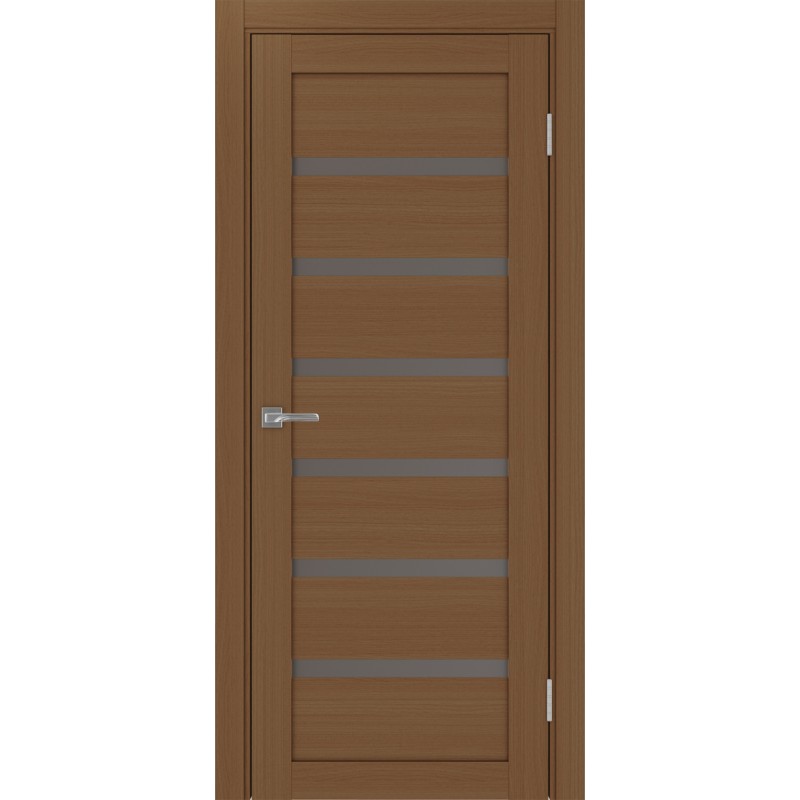 Межкомнатная дверь Турин 507.12, цвет орех NL, заполнение Бронза матовое, размер 200*80 см.