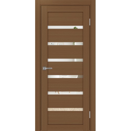 Турин 507.12, цвет орех NL, заполнение Зеркало, размер 200*80 см.