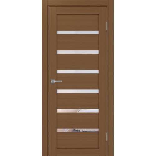 Турин 507.12, цвет Орех NL стекло Прозрачное, размер 80*200 см.