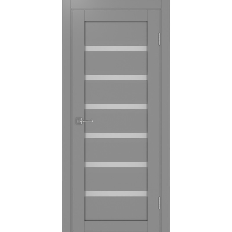Межкомнатная дверь Турин 507.12, цвет серый, заполнение Мателюкс, размер 200*80 см.