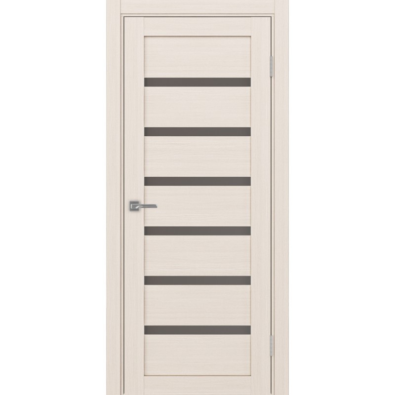 Межкомнатная дверь Турин 507.12, цвет ясень перламутровый, заполнение Бронза матовое, размер 200*80 см.