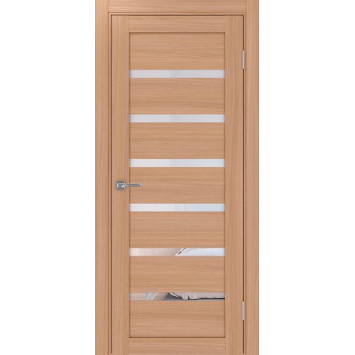 Турин_507.12, цвет Ясень тёмный стекло Прозрачное, размер 80*200 см.