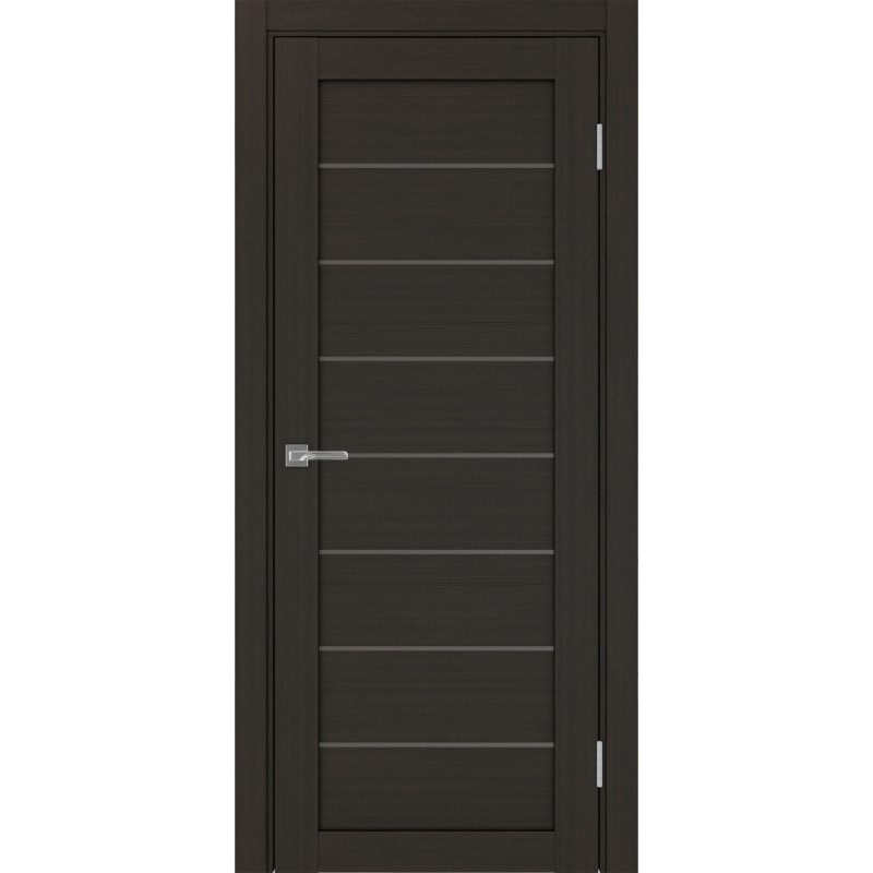 Межкомнатная дверь Турин 508.12, цвет венге FL, заполнение Бронза матовое, размер 200*80 см.