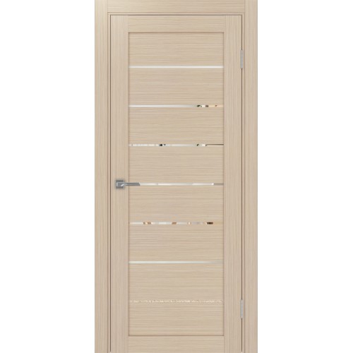 Турин 508.12, цвет дуб беленый FL, заполнение Зеркало, размер 200*80 см.